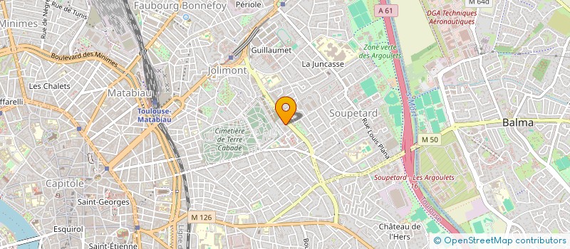 localisation de l'entreprise MONSIEUR RAYMOND GALLARD  TOULOUSE