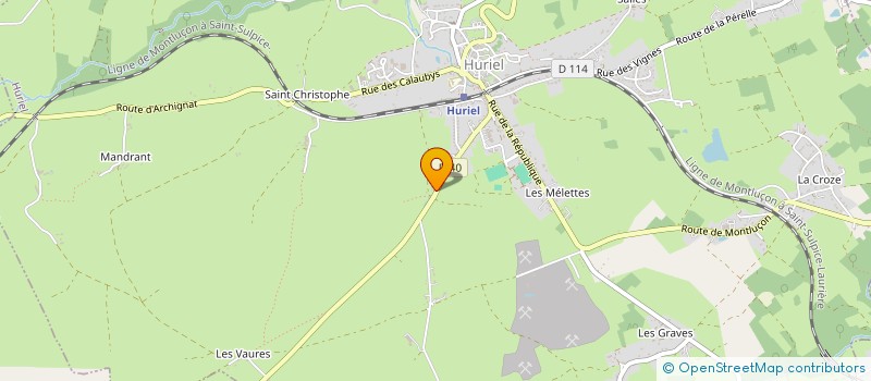 localisation de l'entreprise MONSIEUR RAYMOND GALLEAZZI  HURIEL