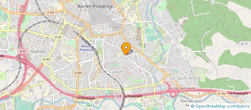 localisation de l'entreprise MONSIEUR RAYMOND GASCON  AIX-EN-PROVENCE