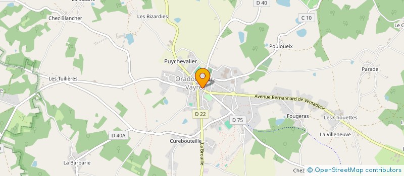 localisation de l'entreprise MONSIEUR RAYMOND GAUTHIER  ORADOUR-SUR-VAYRES