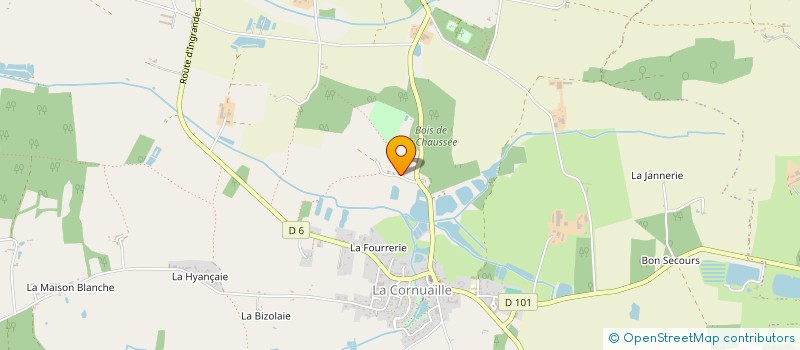 localisation de l'entreprise MONSIEUR RAYMOND GELINEAU à ERDRE-EN-ANJOU