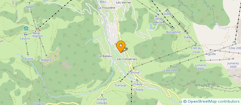 localisation de l'entreprise MONSIEUR RAYMOND GENIES à LA CLUSAZ