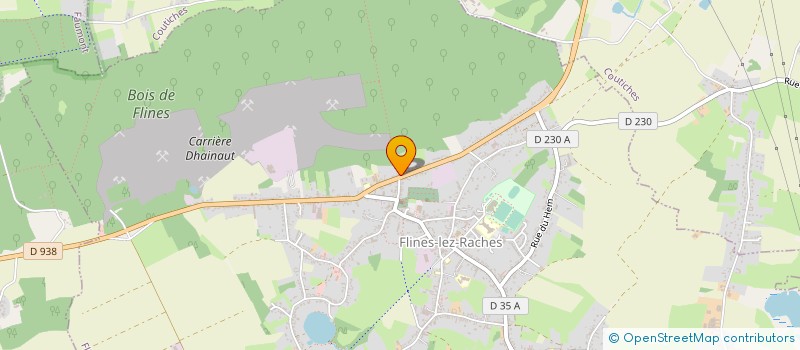 localisation de l'entreprise MONSIEUR RAYMOND GERARD  FLINES-LEZ-RACHES