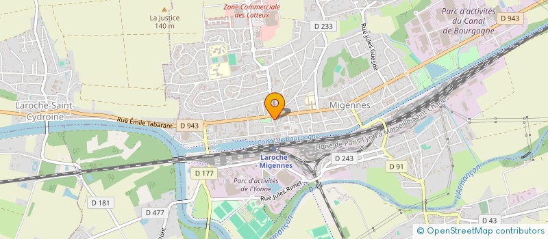 localisation de l'entreprise MONSIEUR RAYMOND GERBEAU  MIGENNES