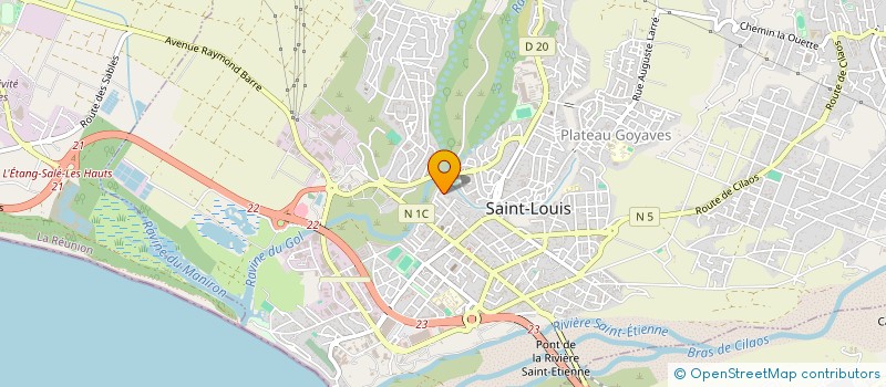 localisation de l'entreprise MONSIEUR RAYMOND GERMAIN à SAINT-LOUIS