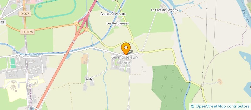 localisation de l'entreprise MONSIEUR RAYMOND GILLET  SAINT-ELOI