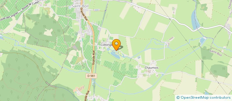 localisation de l'entreprise MONSIEUR RAYMOND GILLOT  SAINT-BOIL