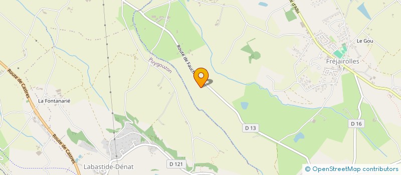 localisation de l'entreprise MONSIEUR RAYMOND GIRARD  PUYGOUZON