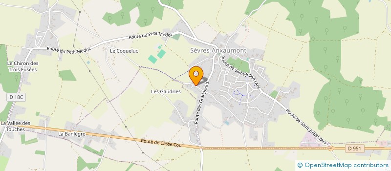 localisation de l'entreprise MONSIEUR RAYMOND GIRARD  SEVRES-ANXAUMONT