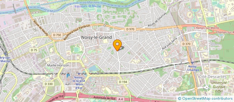 localisation de l'entreprise MONSIEUR RAYMOND GIRAUD à NOISY-LE-GRAND