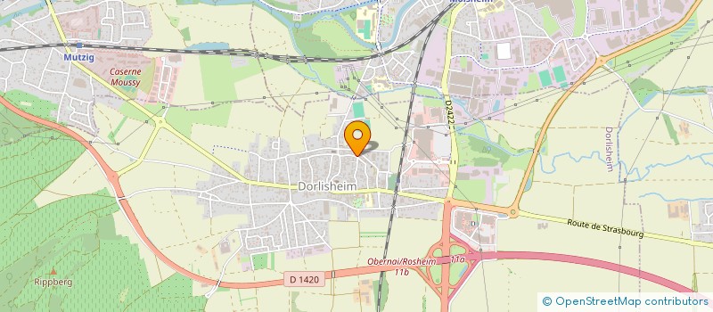 localisation de l'entreprise MONSIEUR RAYMOND GOESEL  DORLISHEIM