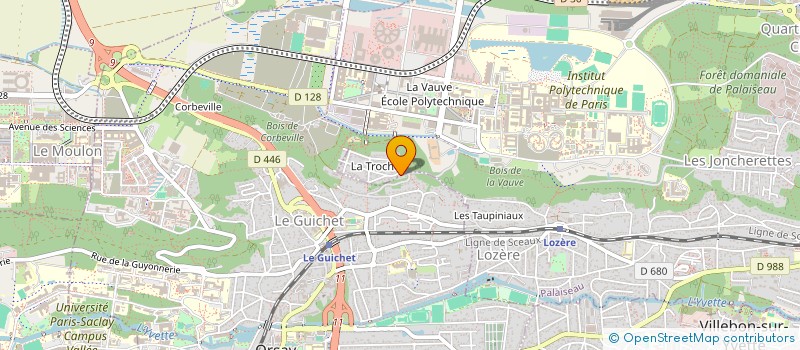 localisation de l'entreprise MONSIEUR RAYMOND GORGET à ORSAY