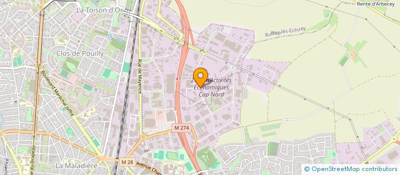 localisation de l'entreprise MONSIEUR RAYMOND GOUJON à DIJON