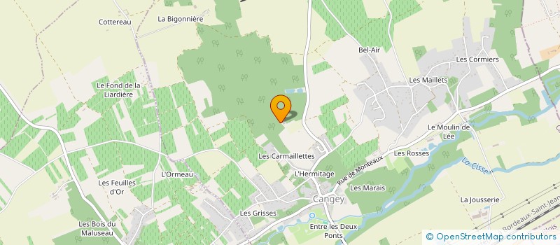 localisation de l'entreprise MONSIEUR RAYMOND GRANET  CANGEY