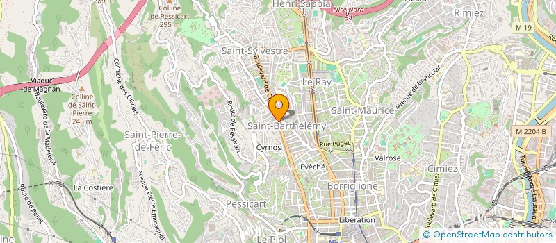 localisation de l'entreprise MONSIEUR RAYMOND GRECO à NICE
