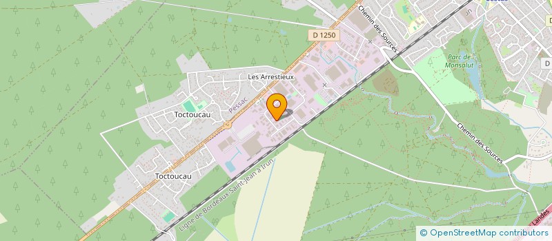 localisation de l'entreprise MONSIEUR RAYMOND GREGOIRE  CESTAS