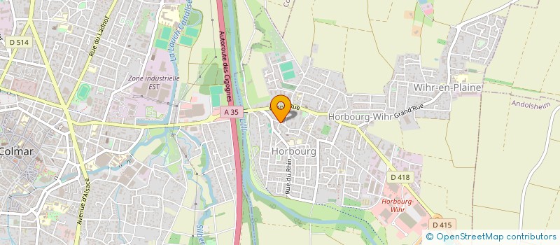 localisation de l'entreprise MONSIEUR RAYMOND GROLLEMUND  HORBOURG-WIHR