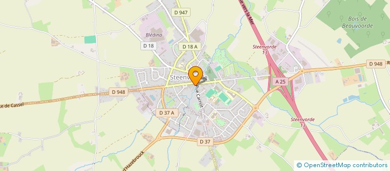 localisation de l'entreprise MONSIEUR RAYMOND GROS à STEENVOORDE