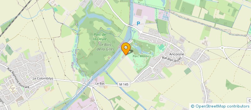 localisation de l'entreprise MONSIEUR RAYMOND GRUYELLE  HOUPLIN-ANCOISNE