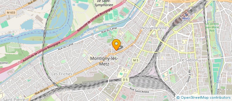 localisation de l'entreprise MONSIEUR RAYMOND GUEPRATTE  MONTIGNY-LES-METZ
