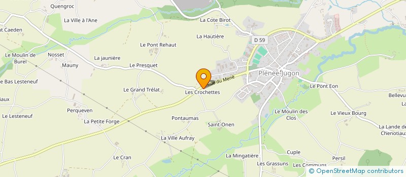 localisation de l'entreprise MONSIEUR RAYMOND GUERIN à PLENEE-JUGON