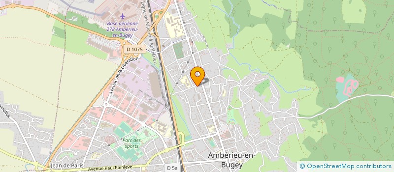 localisation de l'entreprise MONSIEUR RAYMOND GUICHARDAN  AMBERIEU-EN-BUGEY
