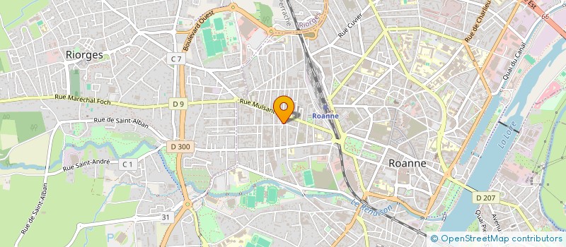 localisation de l'entreprise MONSIEUR RAYMOND GUILLERMIN  ROANNE