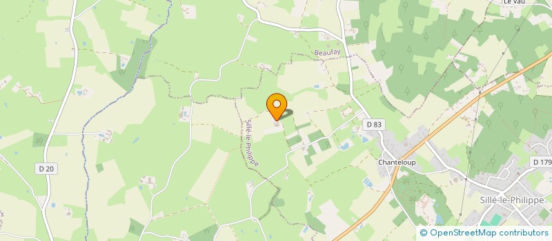 localisation de l'entreprise MONSIEUR RAYMOND GUILLET  SILLE-LE-PHILIPPE