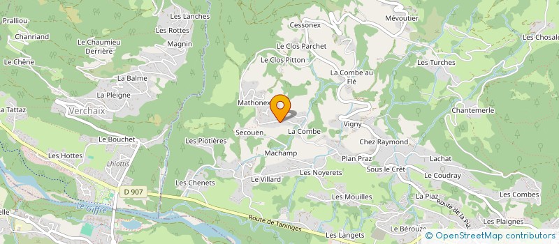 localisation de l'entreprise MONSIEUR RAYMOND GUILLOT à SAMOENS