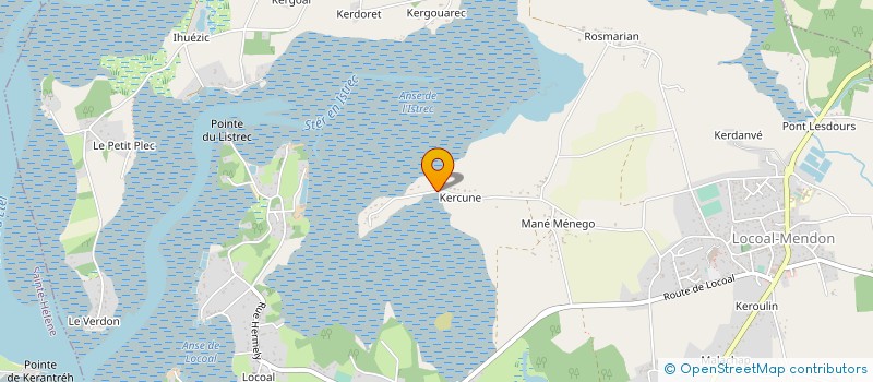 localisation de l'entreprise MONSIEUR RAYMOND GUYONVARCH  LOCOAL-MENDON