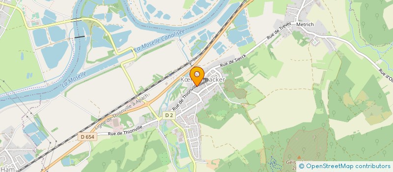 localisation de l'entreprise MONSIEUR RAYMOND HAULLARD  KNIGSMACKER