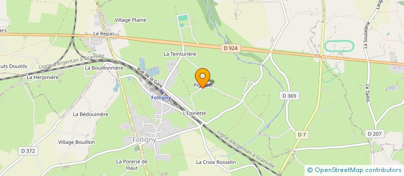 localisation de l'entreprise MONSIEUR RAYMOND HELAINE  FOLLIGNY