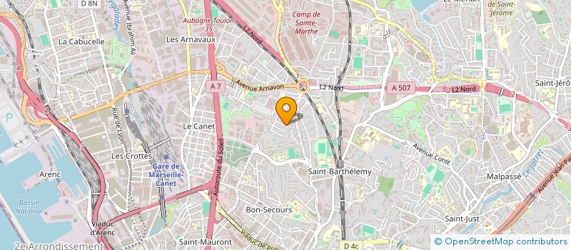 localisation de l'entreprise MONSIEUR RAYMOND HERMELIN à MARSEILLE