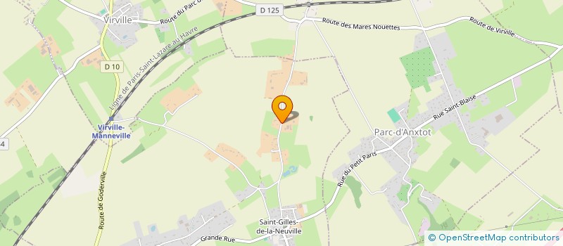 localisation de l'entreprise MONSIEUR RAYMOND HERTEL  SAINT-ROMAIN-DE-COLBOSC