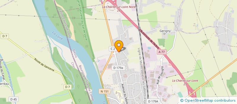 localisation de l'entreprise MONSIEUR RAYMOND HORN  LA CHARITE SUR LOIRE