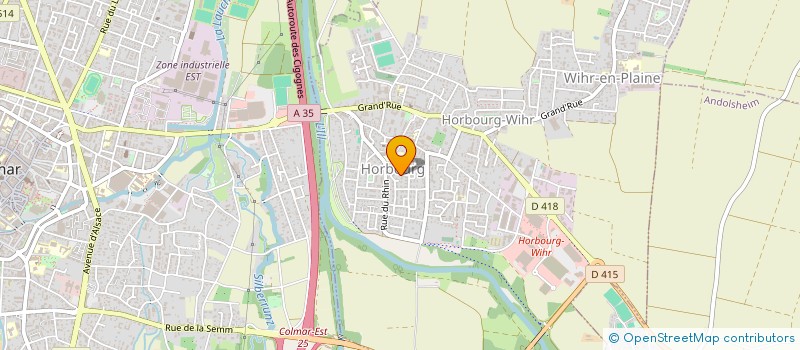 localisation de l'entreprise MONSIEUR RAYMOND IMHOFF  HORBOURG-WIHR