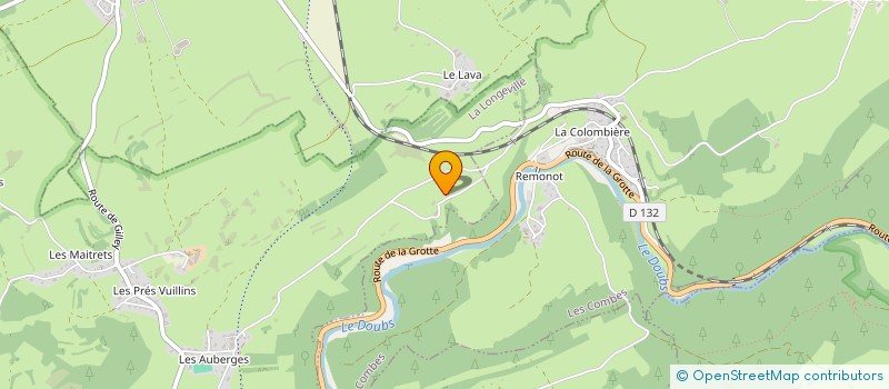 localisation de l'entreprise MONSIEUR RAYMOND JACQUET à LA LONGEVILLE