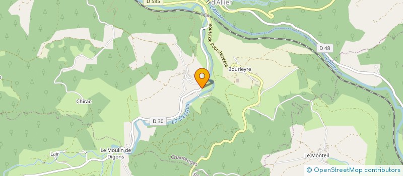 localisation de l'entreprise MONSIEUR RAYMOND JAMMES  SAINT-BERAIN