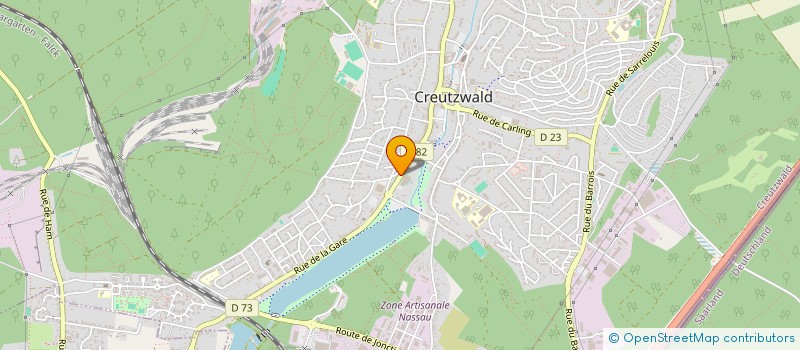 localisation de l'entreprise MONSIEUR RAYMOND JANIAK  CREUTZWALD