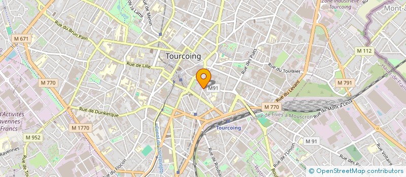 localisation de l'entreprise MONSIEUR RAYMOND JARDIN à TOURCOING
