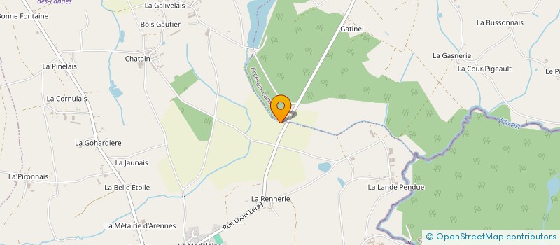 localisation de l'entreprise MONSIEUR RAYMOND JARRET  SAINT-SULPICE-DES-LANDES