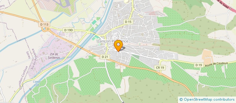 localisation de l'entreprise MONSIEUR RAYMOND JEANNOT à LANCON-PROVENCE