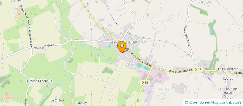 localisation de l'entreprise MONSIEUR RAYMOND JOUQUAN  ISIGNY-LE-BUAT