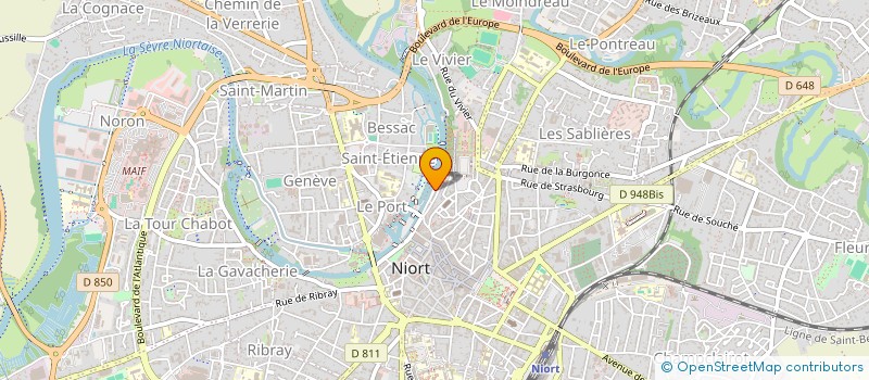 localisation de l'entreprise MONSIEUR RAYMOND JOURDAIN à NIORT
