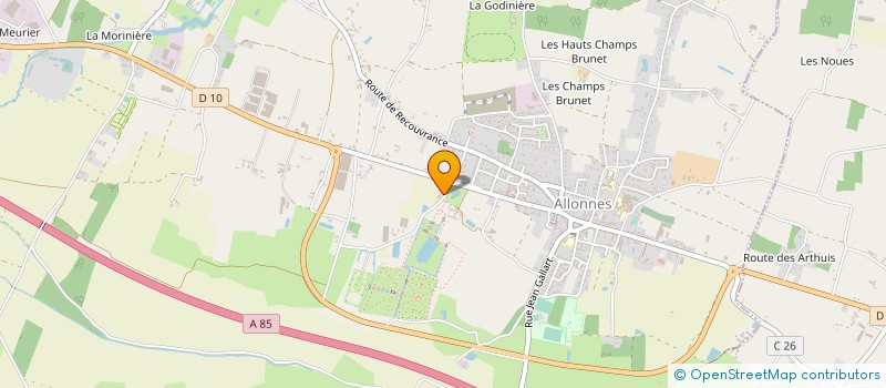 localisation de l'entreprise MONSIEUR RAYMOND JOUSSELIN à ALLONNES