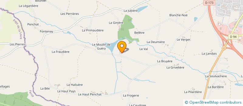 localisation de l'entreprise MONSIEUR RAYMOND JOUSSELIN à MARTIGNE-FERCHAUD