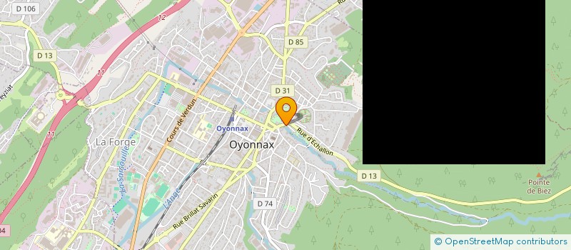 localisation de l'entreprise MONSIEUR RAYMOND JULLIAND à OYONNAX