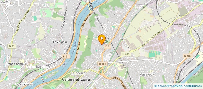 localisation de l'entreprise MONSIEUR RAYMOND KAPITZ  CALUIRE-ET-CUIRE