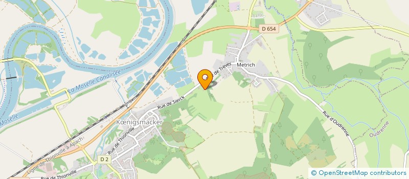 localisation de l'entreprise MONSIEUR RAYMOND KINTZINGER  KNIGSMACKER