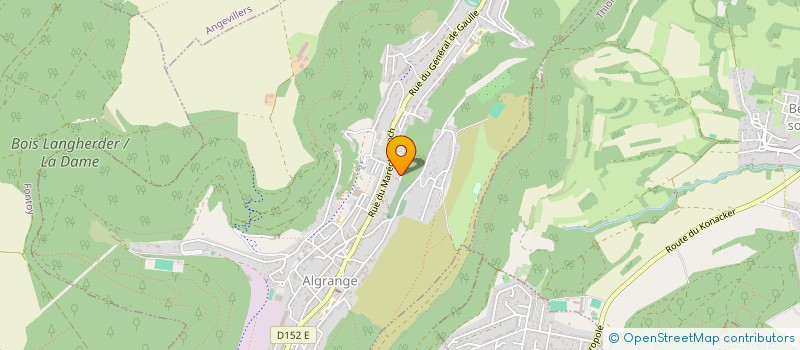 localisation de l'entreprise MONSIEUR RAYMOND KLELOWICKI  ALGRANGE